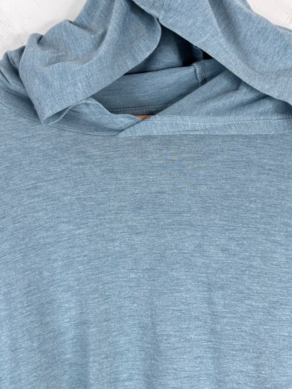 Free Fly Bamboo Shade Hoodie Hooded Shirt 3XL Long Sleeve Slate Blue Thumb Holes - Picture 3 of 10